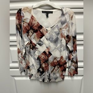 WHBM 3/4 sleeve cardigan